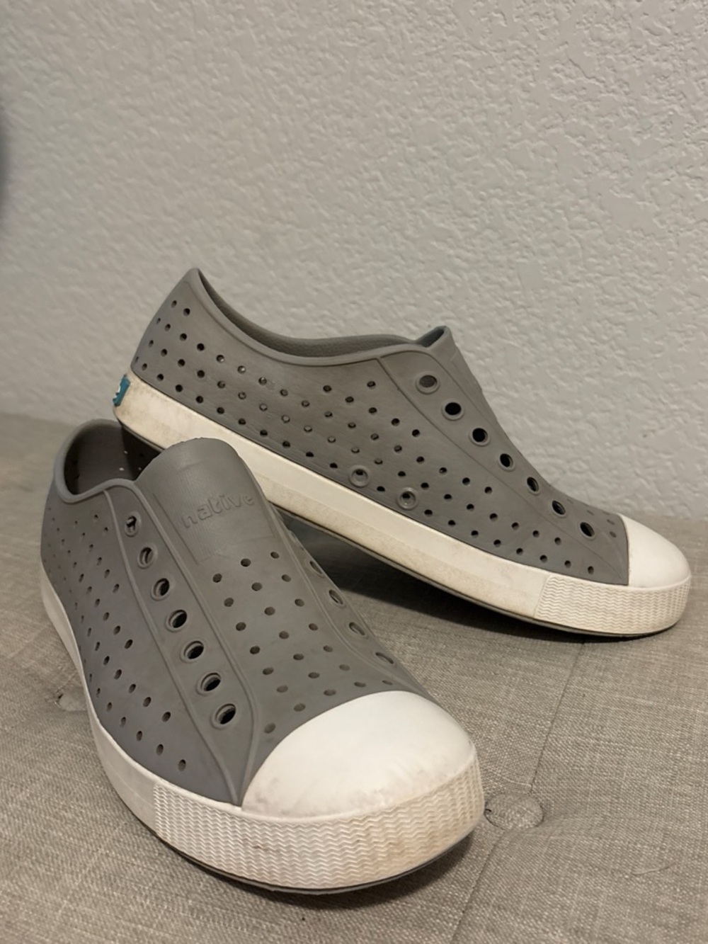 Native Gray Jefferson Slip-On Loafers